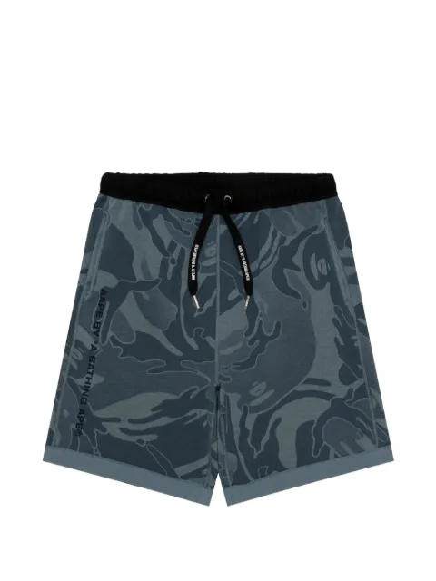 AAPE BY *A BATHING APE® camouflage-print reversible shorts