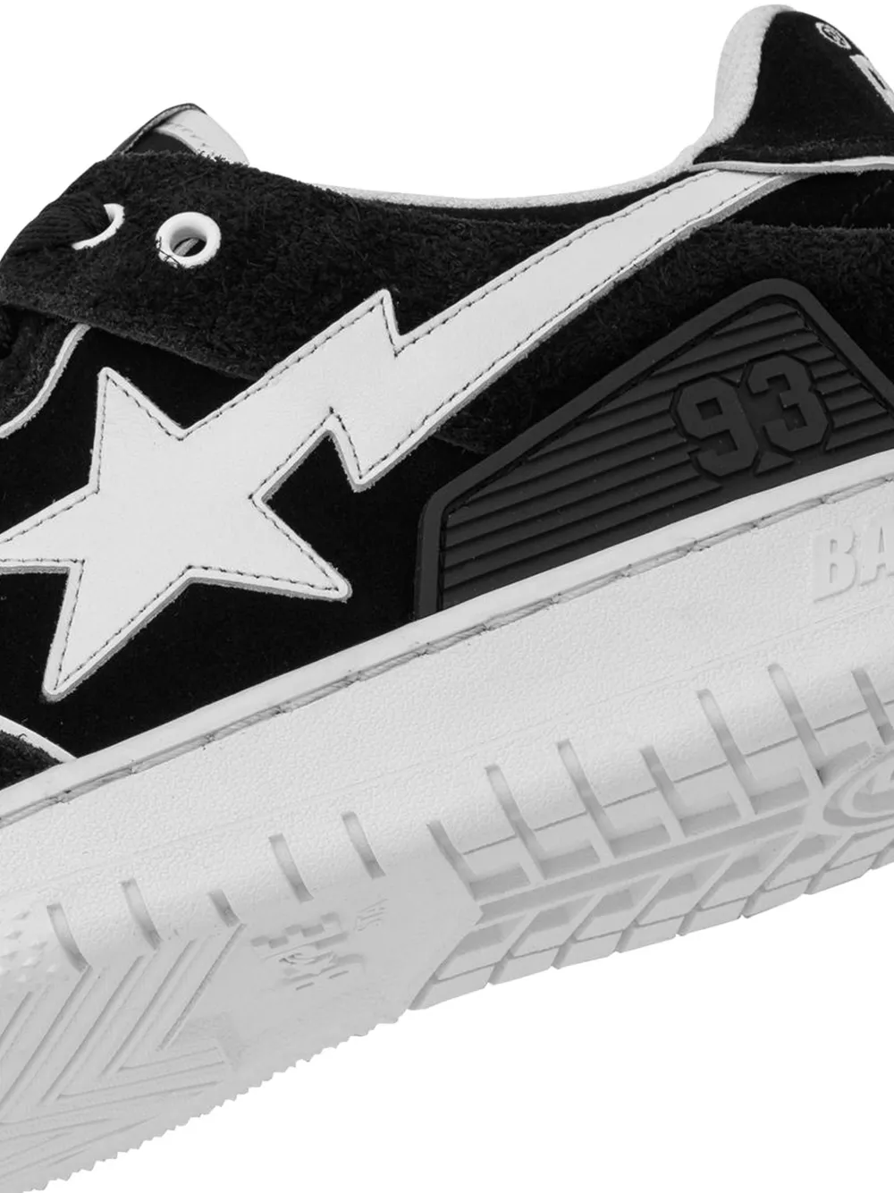 A BATHING APE SK8 STA suede sneakers Zwart