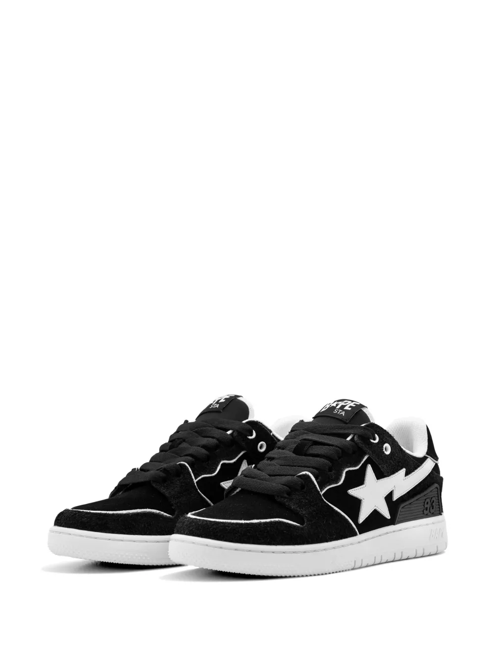 A BATHING APE SK8 STA suede sneakers Zwart
