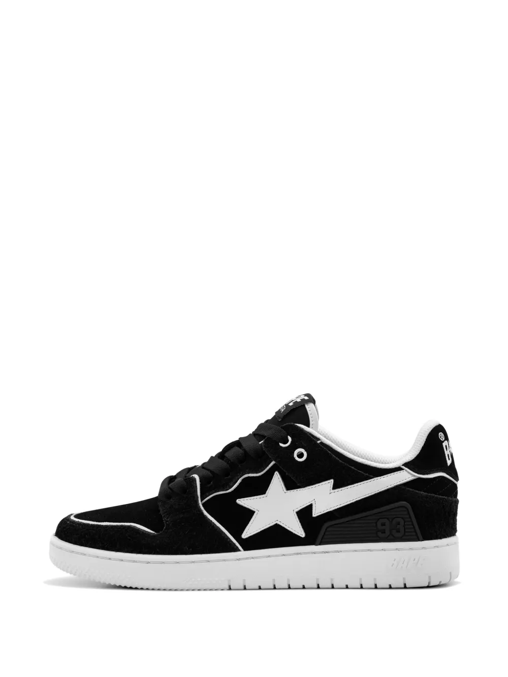 A BATHING APE SK8 STA suede sneakers Zwart