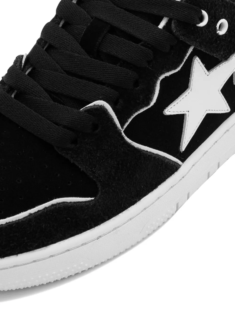 A BATHING APE SK8 STA suede sneakers Zwart