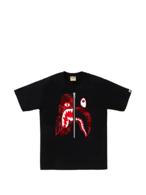 A BATHING APE® Shark Tシャツ | ブラック | FARFETCH JP