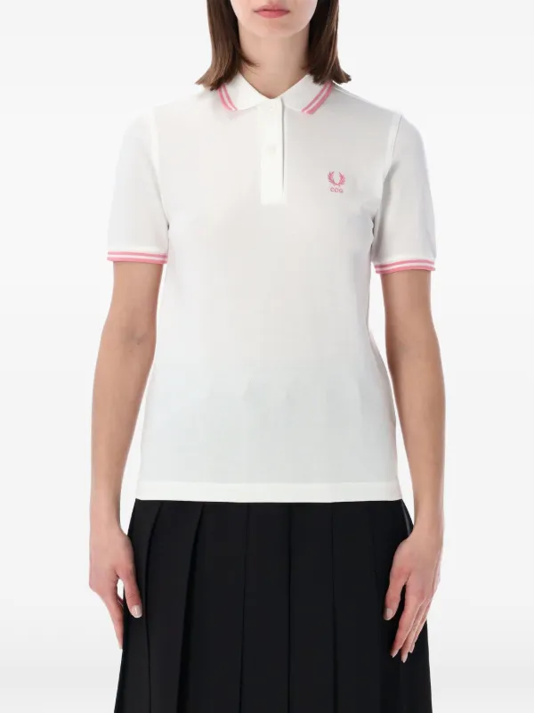 COMME DES GARÇONS GIRLFred Perryポロシャツ Comme Des Garçons Girl x Fred Perry ポロシャツ | ホワイト