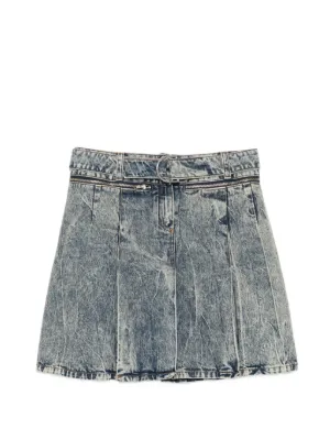 Marine Serre デニム ミニスカート | ブルー | FARFETCH JP