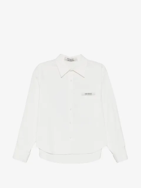 Kimhekim chemise à détail de découpe en cœur
