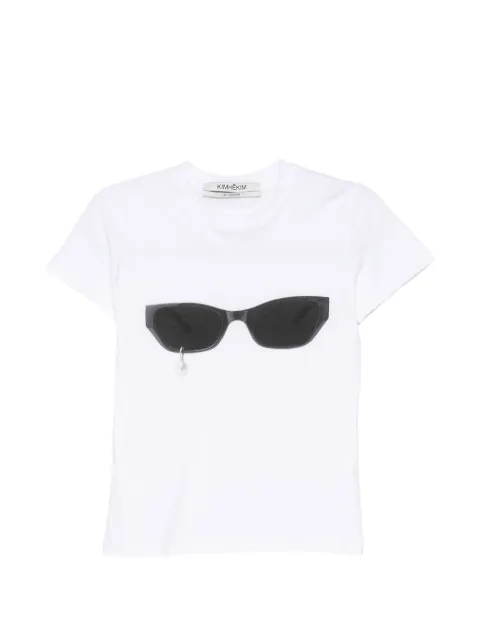 Kimhekim sunglasses-print T-shirt
