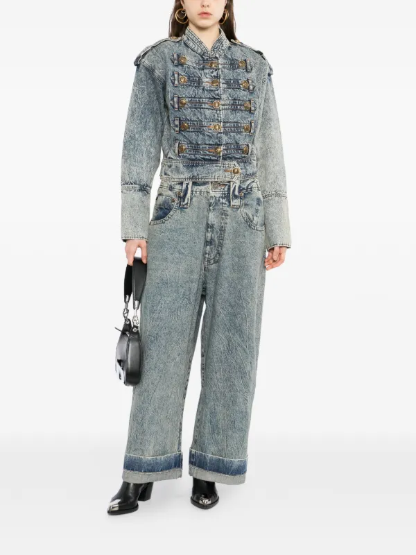 Vaquera Napoleon Denim Jacket | Blue | FARFETCH ZA