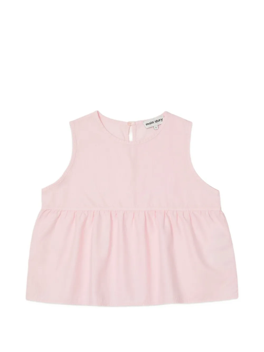 main story sleeveless ruffled blouse - Rosa