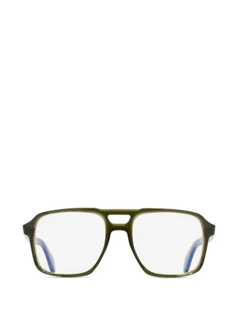 Cutler & Gross double-bridge pilot-frame glasses