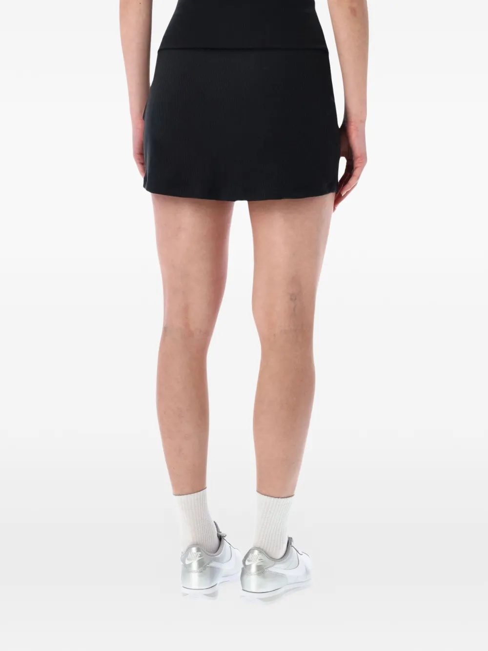 Nike Chill gebreide skort Zwart