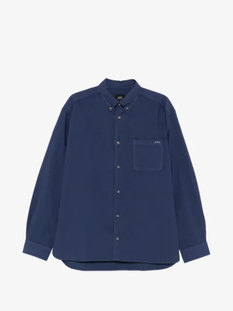 A.P.C. chemise à poche boutonnée