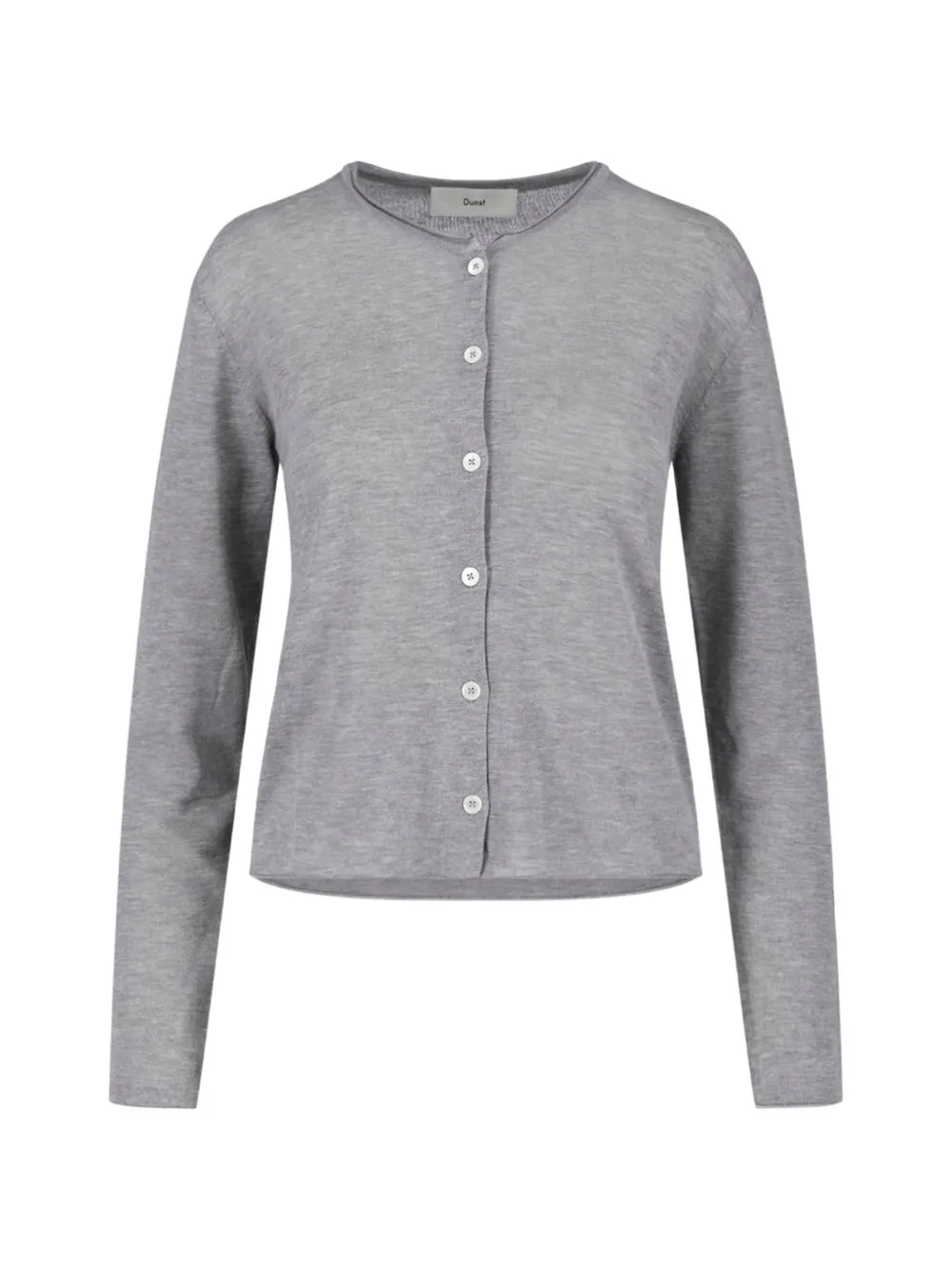 DUNST Summer Essential buttoned cardigan - Grey