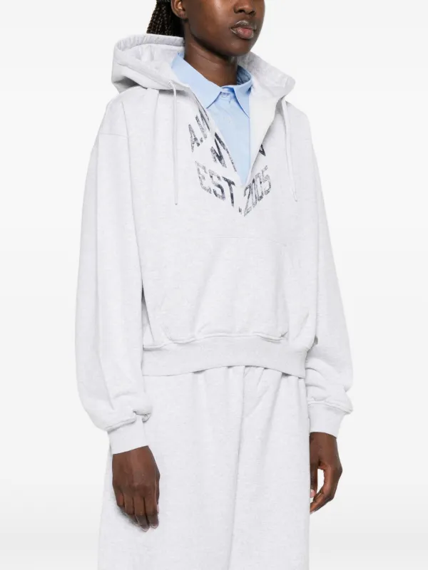 Alexander Wang ホワイト ロゴ クロップドプルオーバー 35905380_67586612_600.jpg