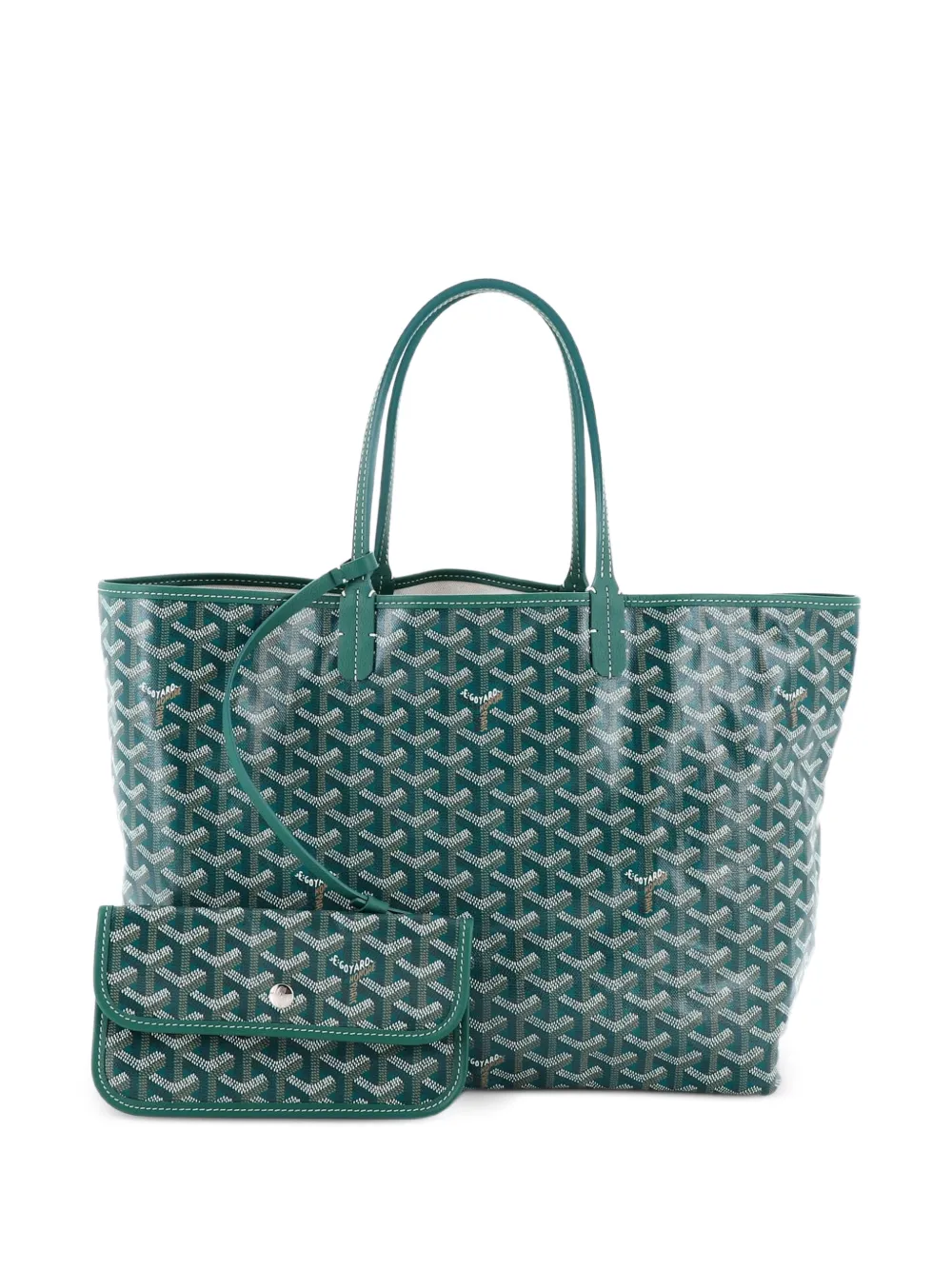Goyard Pre-Owned Saint Louis Coated Canvas PM tote bag - Verde