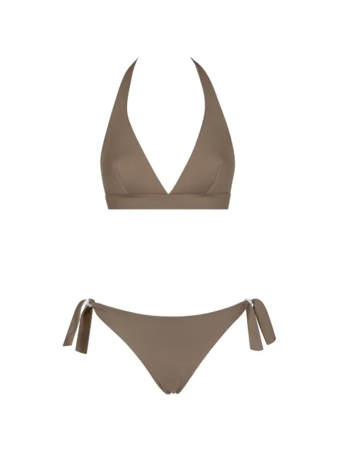 Fisico halterneck side-tie bikini