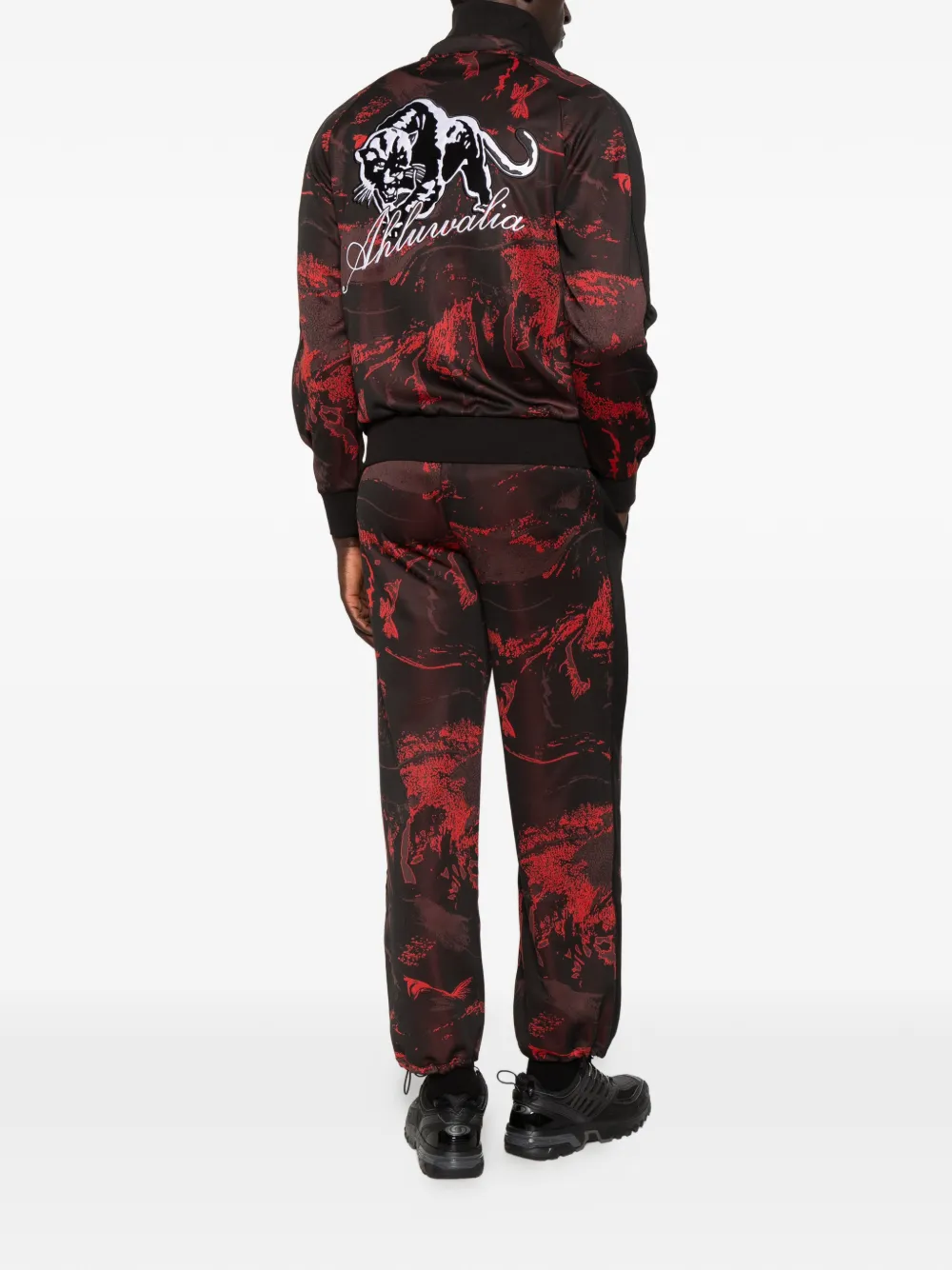 PUMA x Ahluwalia T7 trainingsbroek met grafische print Zwart