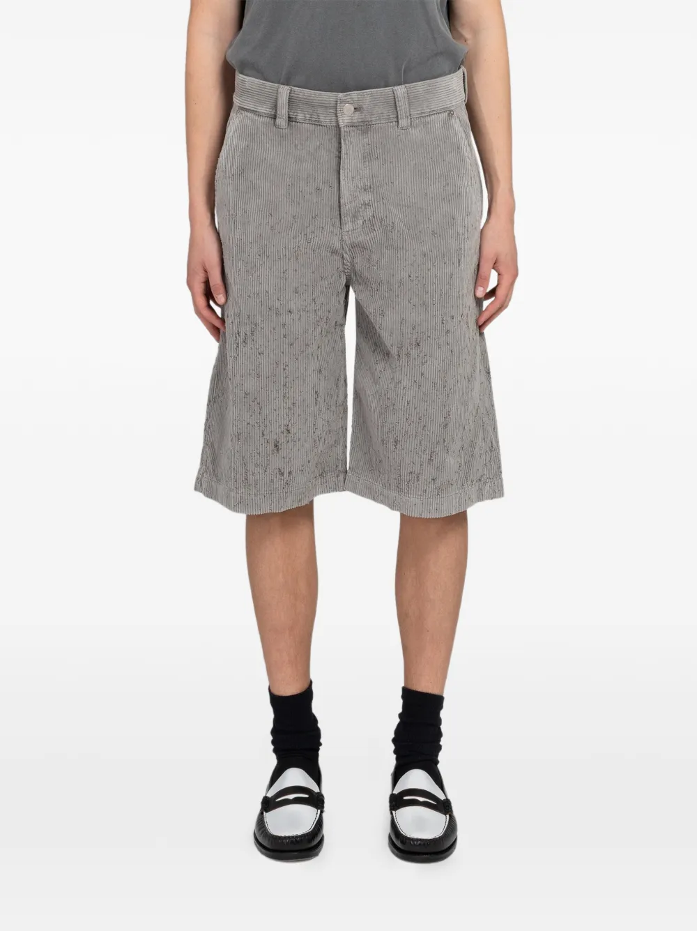 mfpen Edition corduroy shorts - Grigio