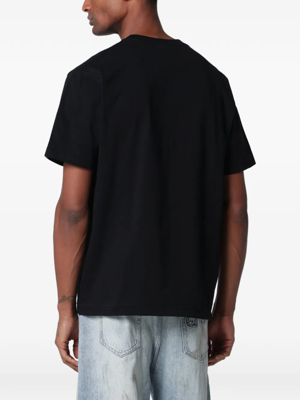 A BATHING APE Baby Milo T-shirt met print Zwart