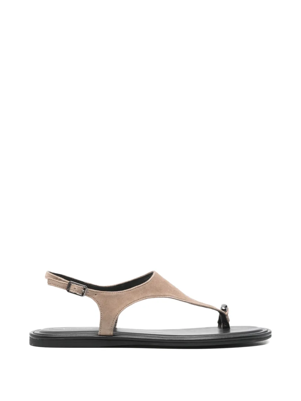 Tamaris Buckle-fastening Thong Sandals In Neutral