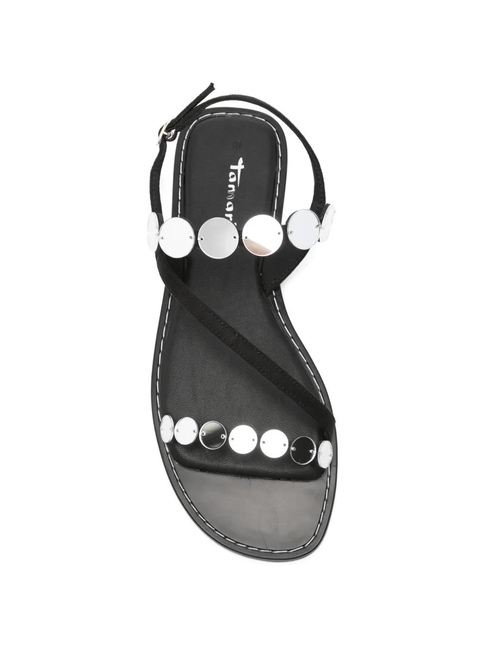 TAMARIS Sandalen met verfraaid bandje Zwart