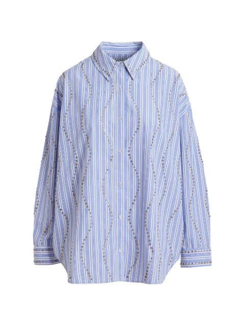 Essentiel Antwerp stud-embellished striped shirt