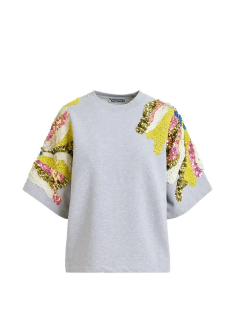 Essentiel Antwerp Sweater verfraaid met kralen en pailletten