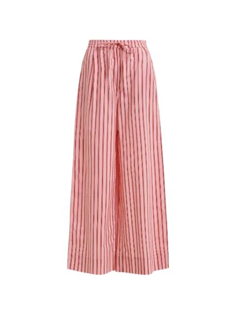 Essentiel Antwerp pantalones con cordones en la pretina y rayas estampadas