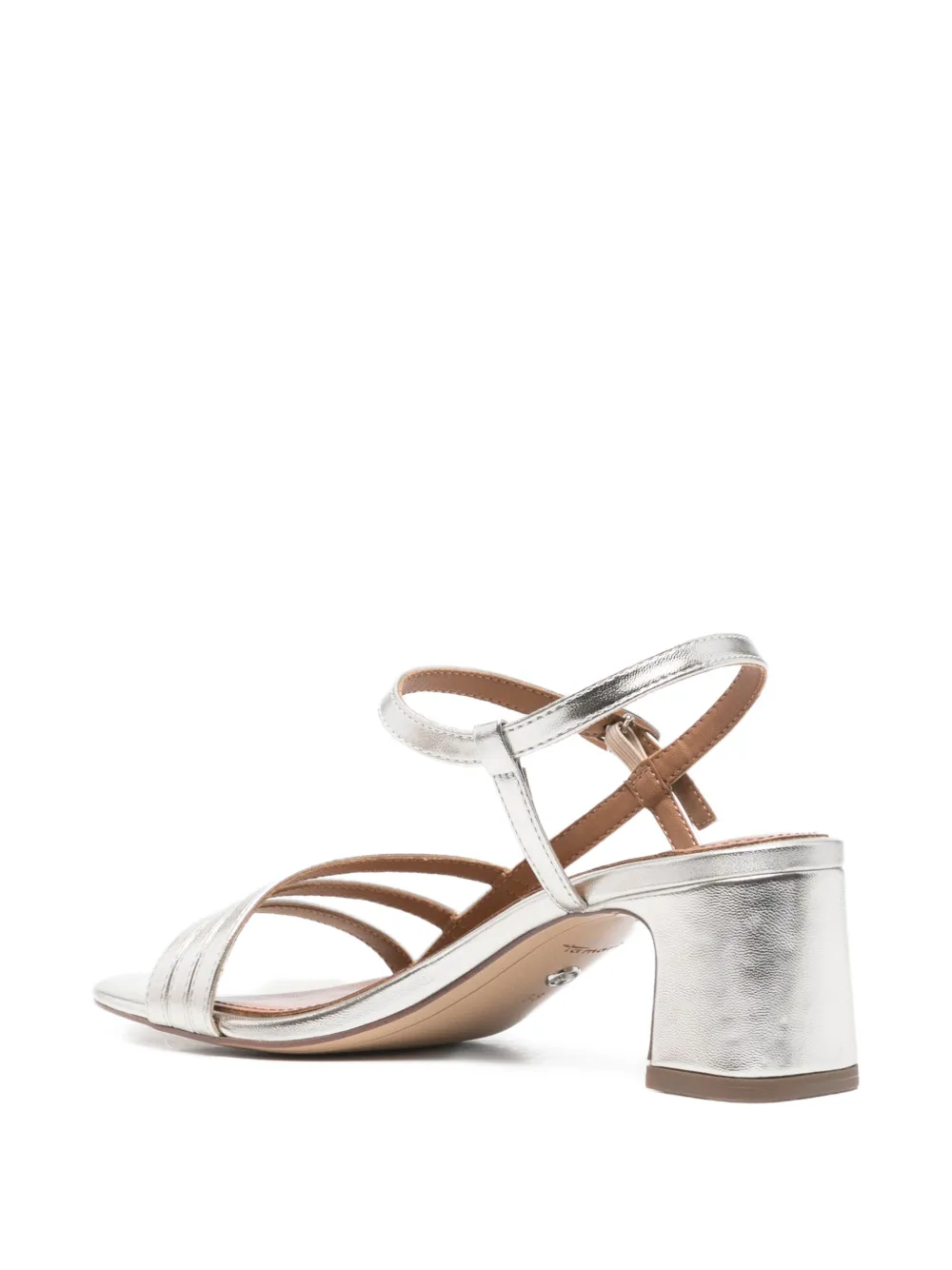 TAMARIS Sandalen met metallic-effect Zilver