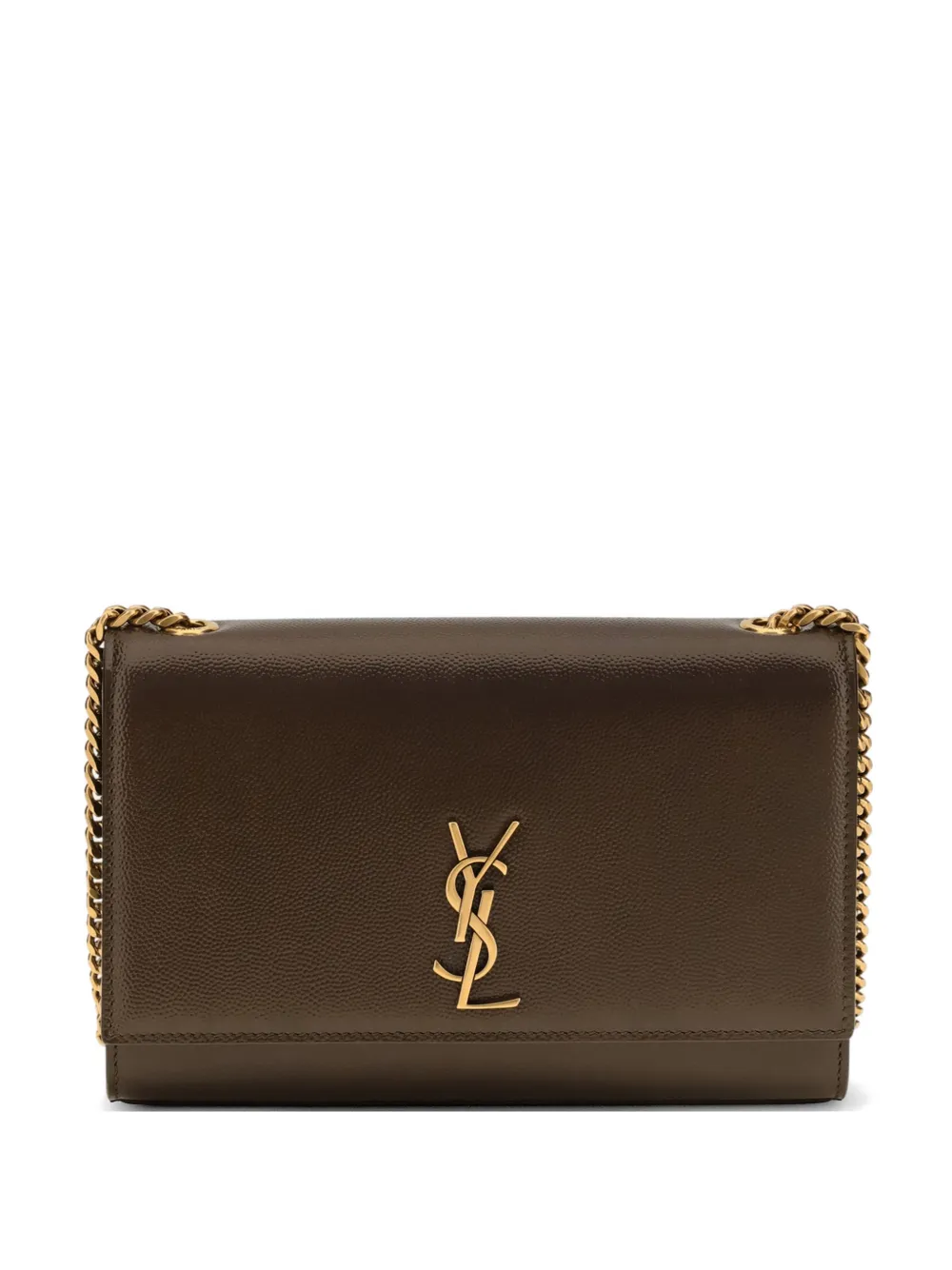 Saint Laurent small Kate leather shoulder bag - Brown