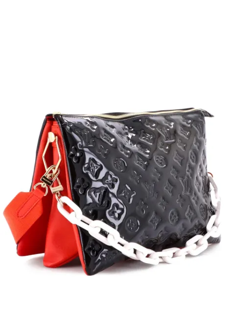 Louis Vuitton Pre-Owned Coussin Bag Monogram Embossed Patent MM shoulder bag