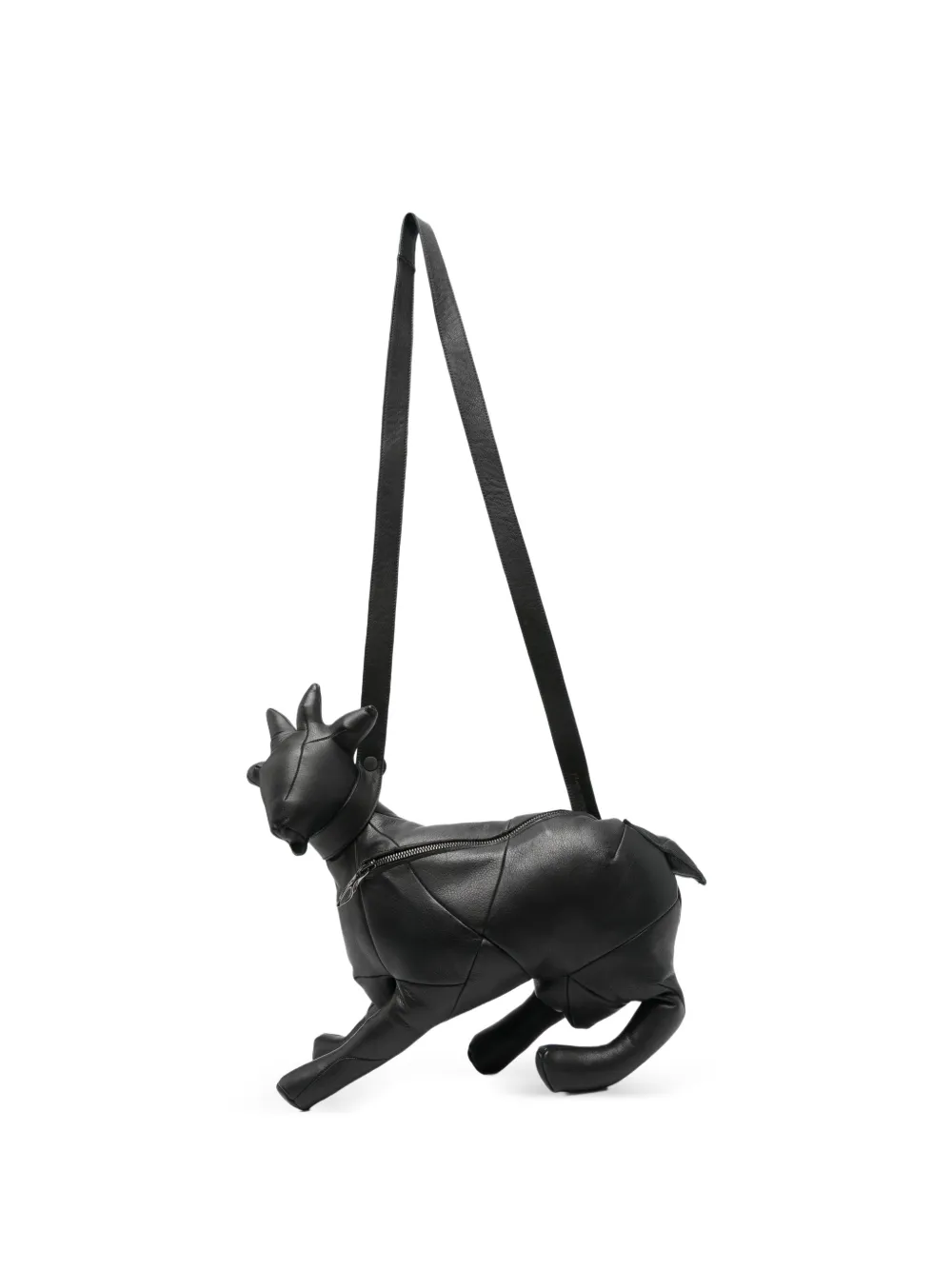 Leon Emanuel Blanck Distortion goat-shape tote bag - Nero