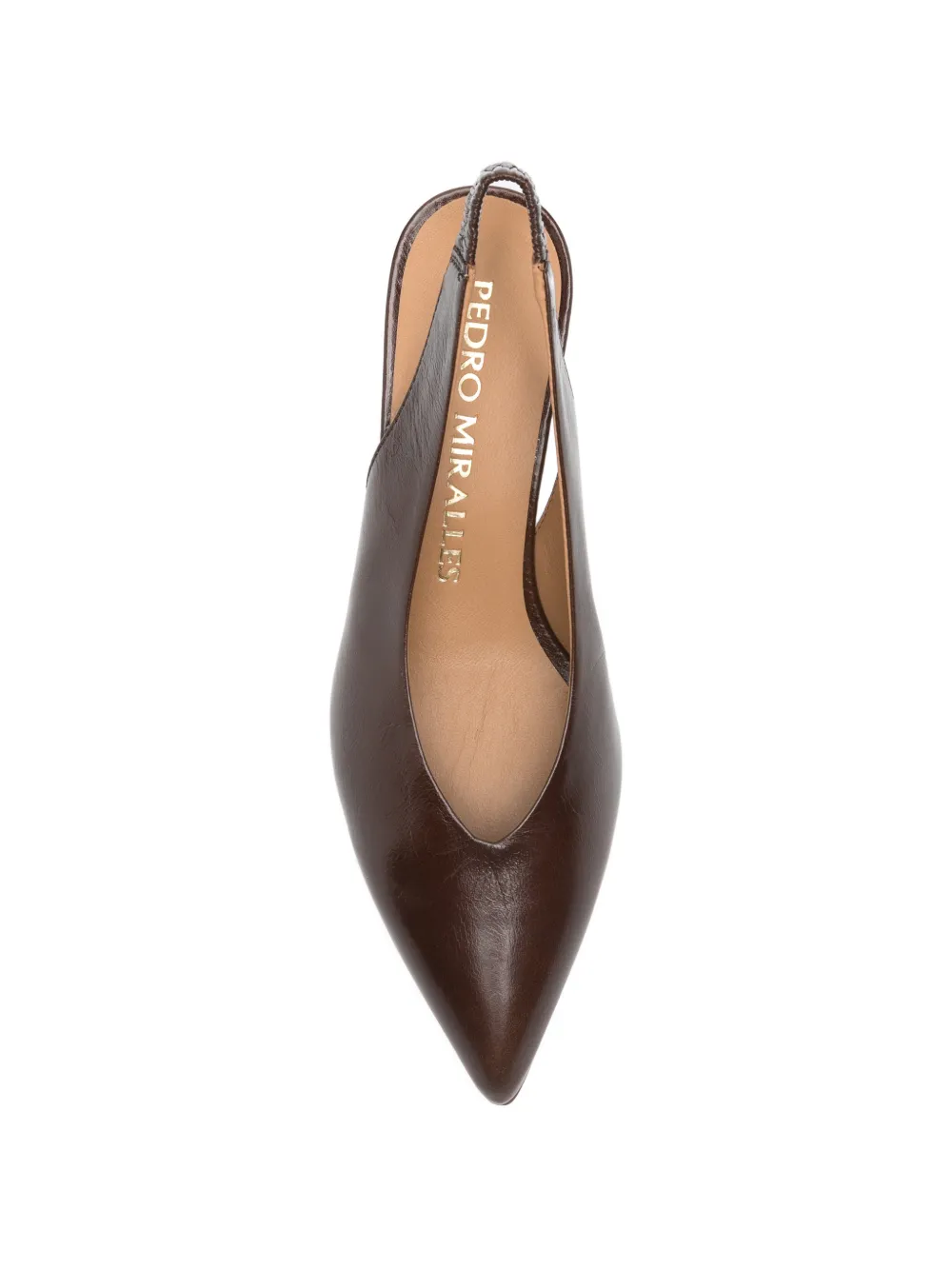Pedro Miralles pointed-toe slingback pumps Bruin