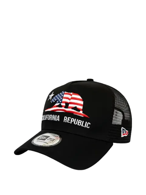 NEW ERA CAP Boné com bordado e recorte de mesh