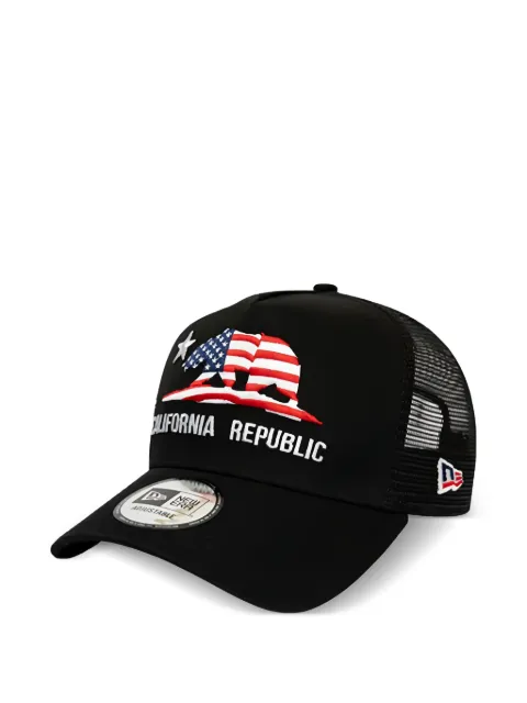 NEW ERA CAP embroidered mesh-panel cap