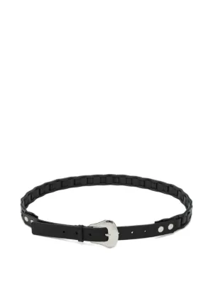 ERL Leather Belt | Black | FARFETCH ZA