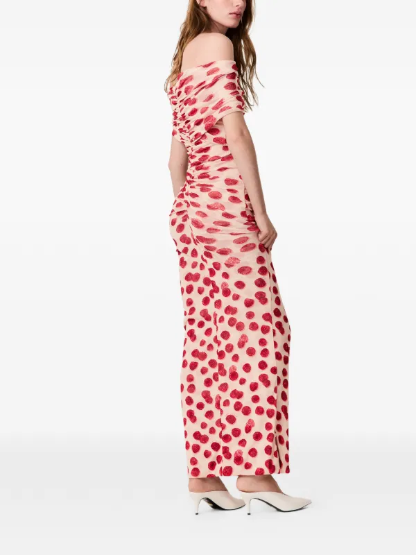 raspberry pink maxi dress Maggie