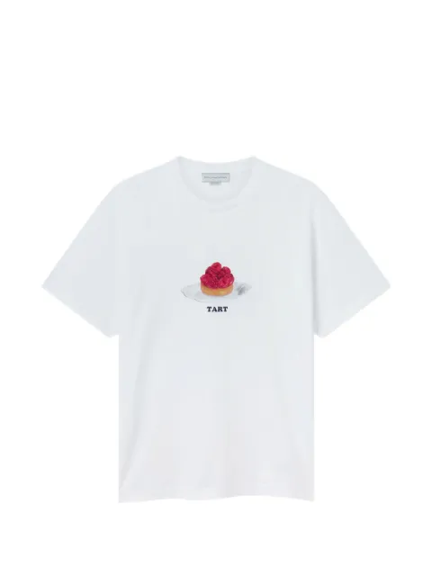 Stella McCartney playera con frambuesas estampadas
