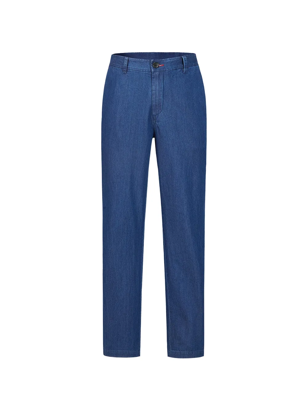 Shanghai Tang dragon-embroidered jeans - Blu