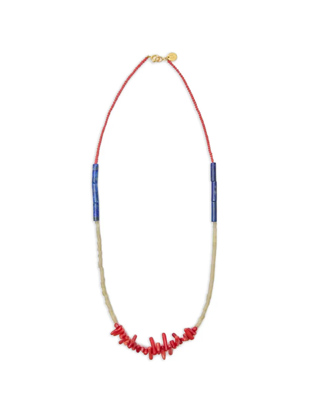 Undercover beaded-stone necklace - Oro
