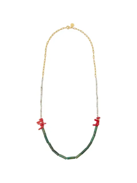 Undercover beaded chain necklace