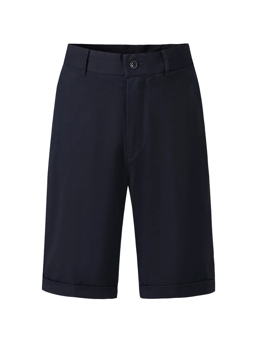 Shanghai Tang garment-dyed turned-up shorts - Blu