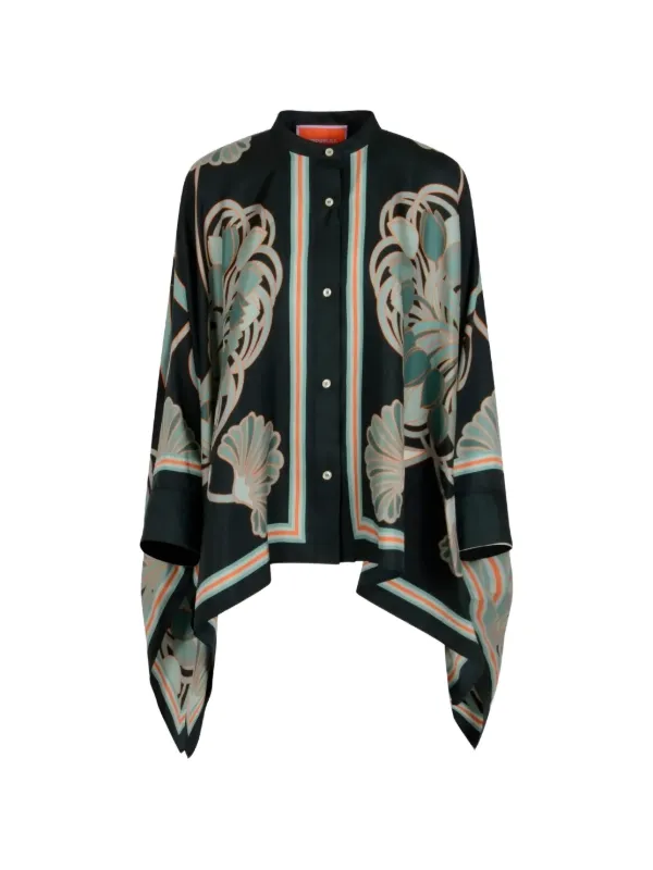 La DoubleJ Foulard Shirt in Green