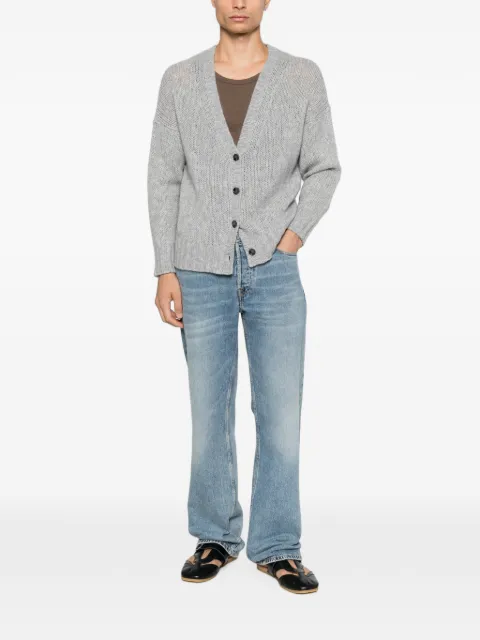 Emerson Renaldi mélange-effect V-neck cardigan