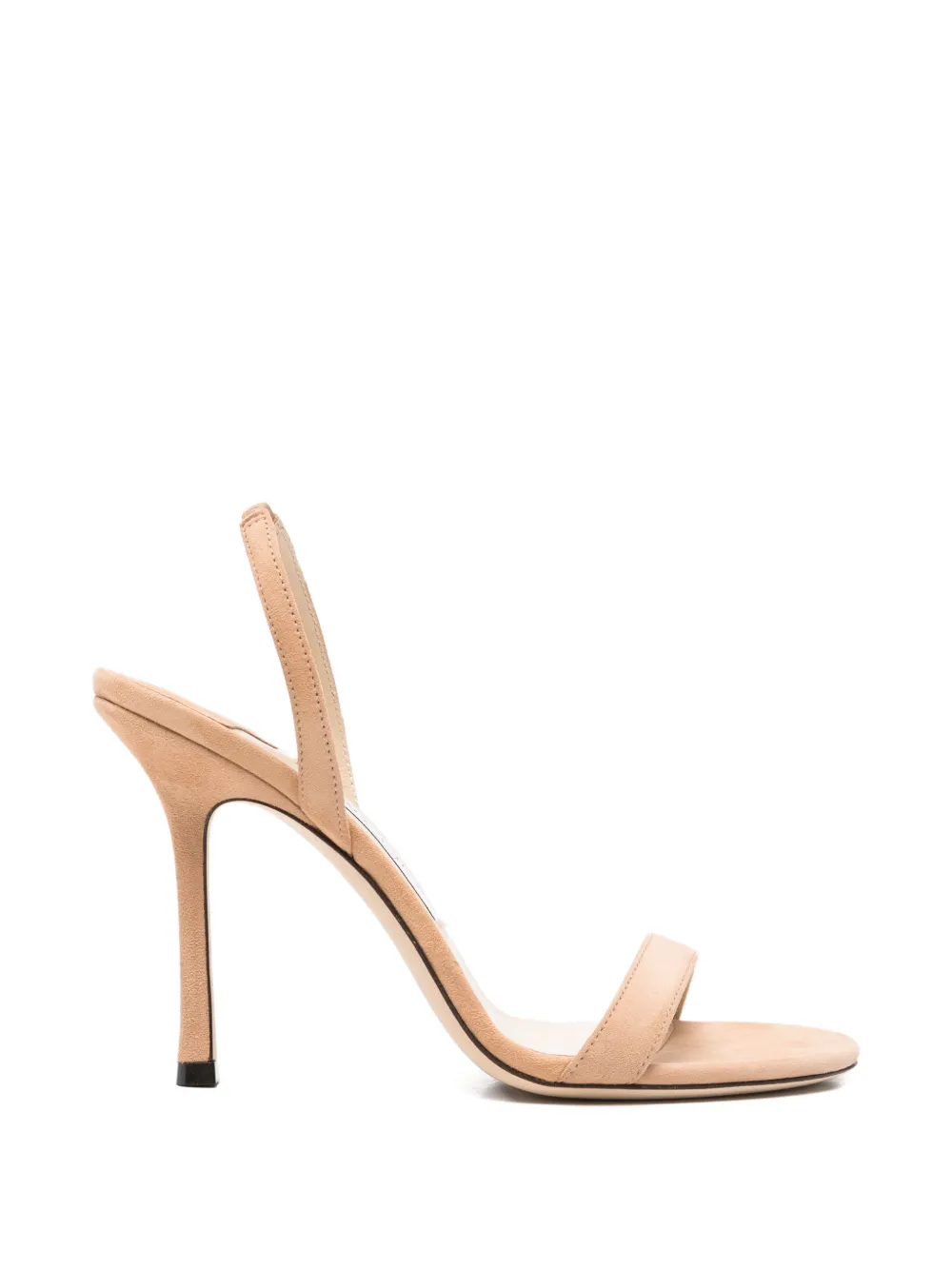 Jimmy Choo Jenn suede slingback sandals Beige