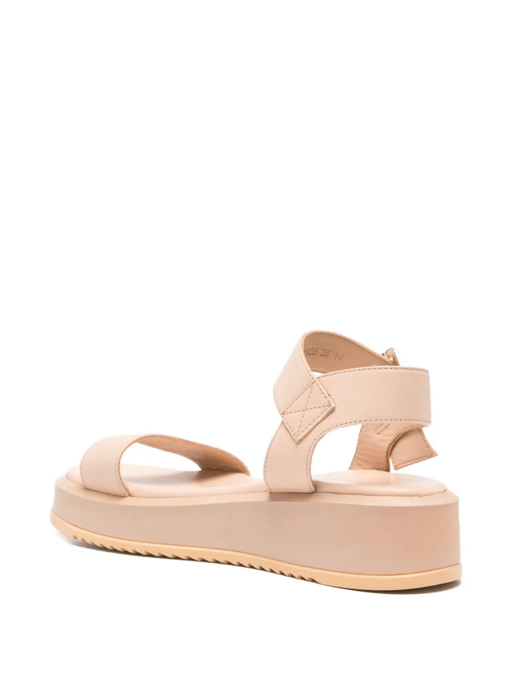 SERGIO MORETTI FIRENZE Sandalen met gesp Beige