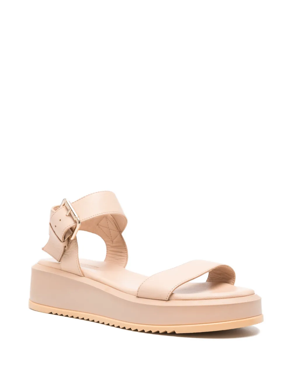 SERGIO MORETTI FIRENZE Sandalen met gesp Beige
