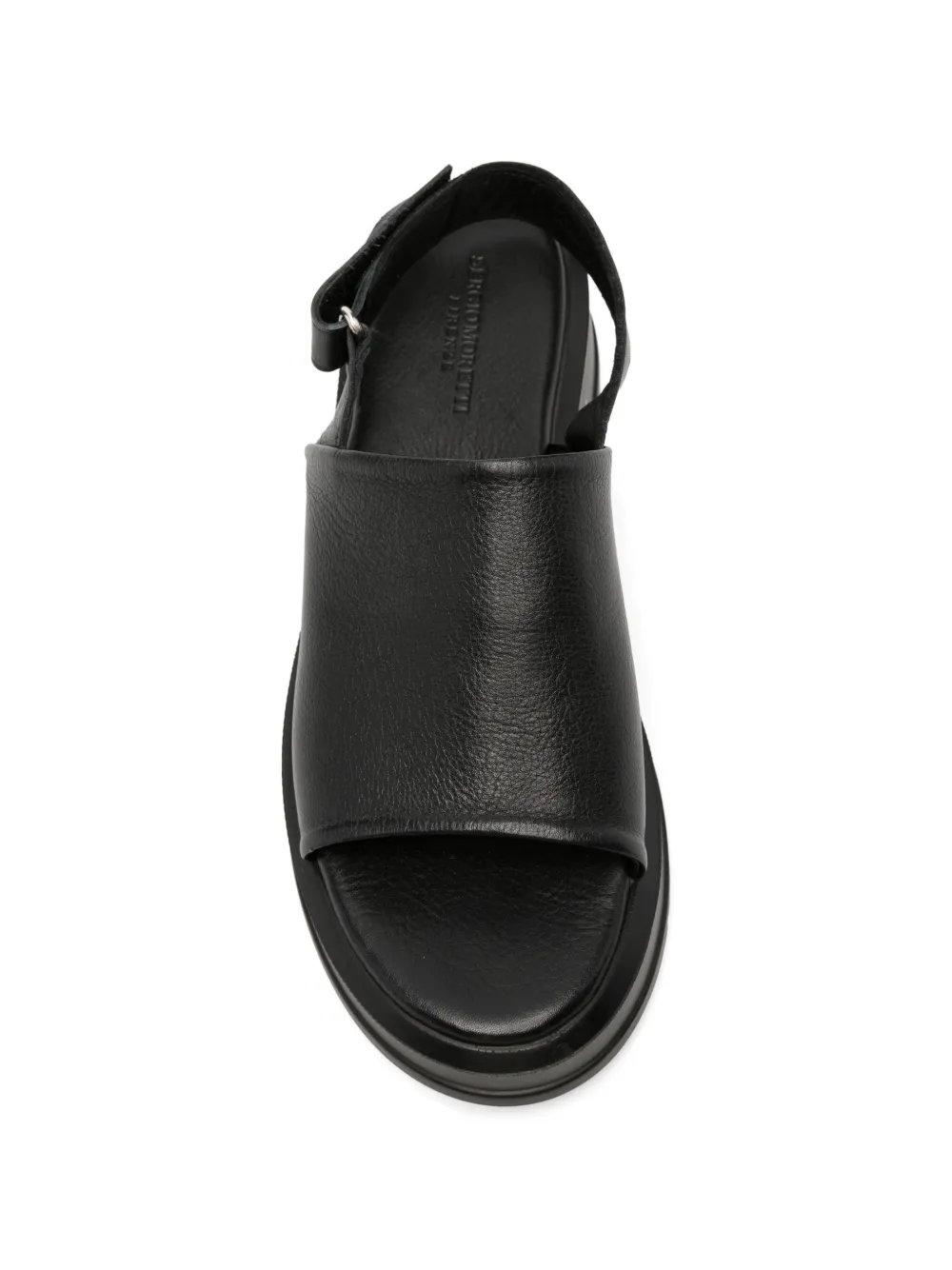 SERGIO MORETTI FIRENZE Slingback sandalen met plateauzool Zwart