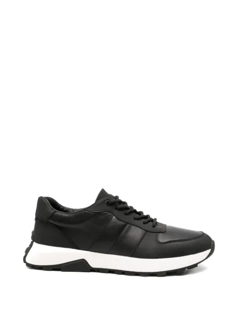 SERGIO MORETTI FIRENZE panelled leather sneakers