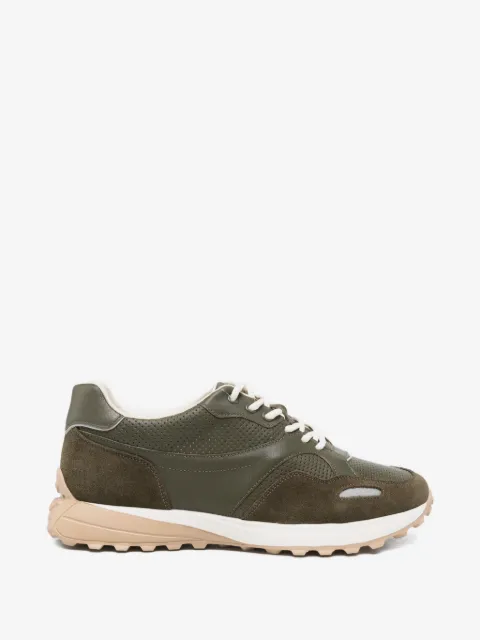 SERGIO MORETTI FIRENZE perforated panelled sneakers