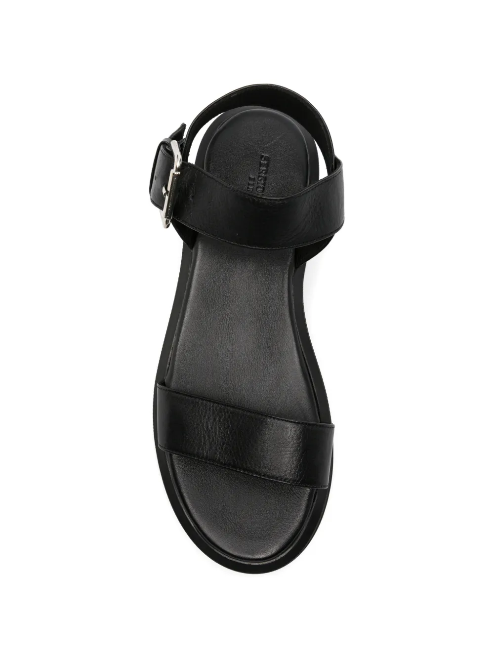 SERGIO MORETTI FIRENZE Sandalen met gesp Zwart